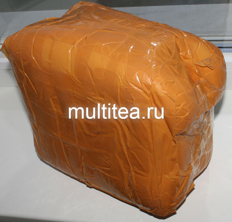 Посылка из Китая с пуэром была хорошо упакована