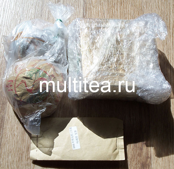 нормальная упаковка чая купленного на aliexpress