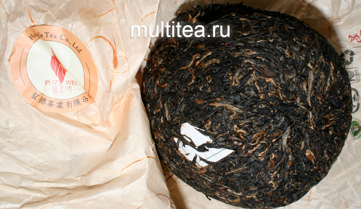 красный чай спрессованый в форме головы dian hong puz wei фабрики Hongde Tea Co., Ltd