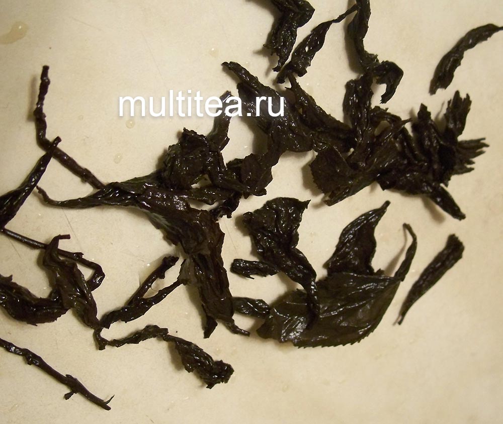 листья после заваривания чай Yan Cha Ян Ча