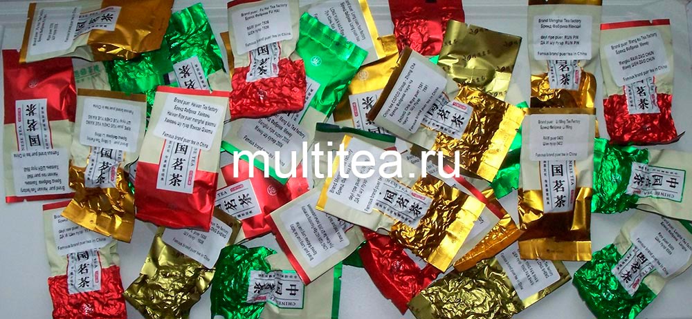 видов различных пуэров от 10 самых известных чайных фабрик