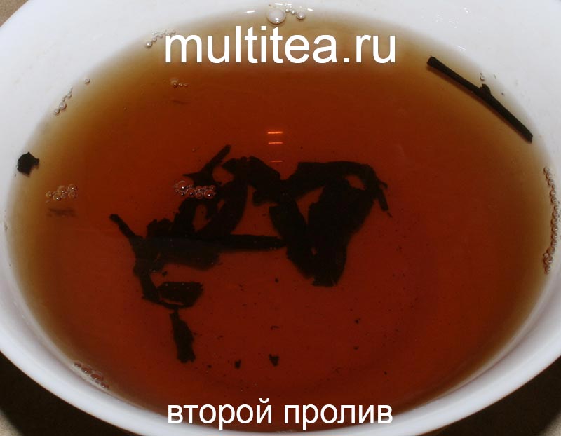 второй пролив ShuiXian DaHongPao
