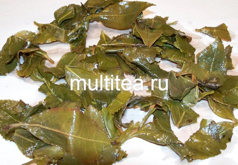 листья после заваривания сладкого улуна