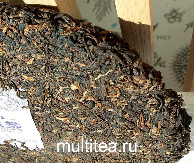 великолепный шу пуэр RUN PIN Menghai с прекрасным ароматом