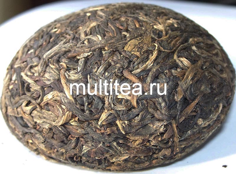 100 граммовая туоча шен пуэра yunxian jiamu