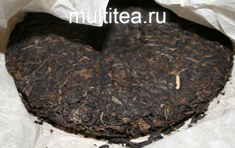 блин весом 357 грамм шен пуэра Chang Tai