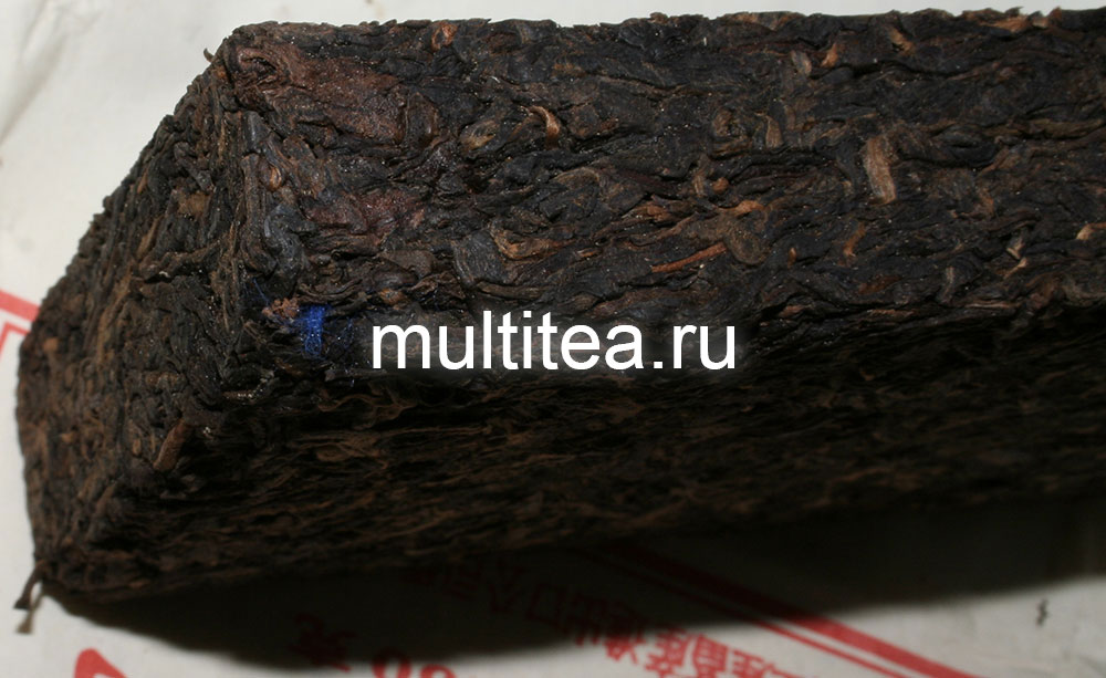 крупный план листьев шен пуэра PingXiWangFu