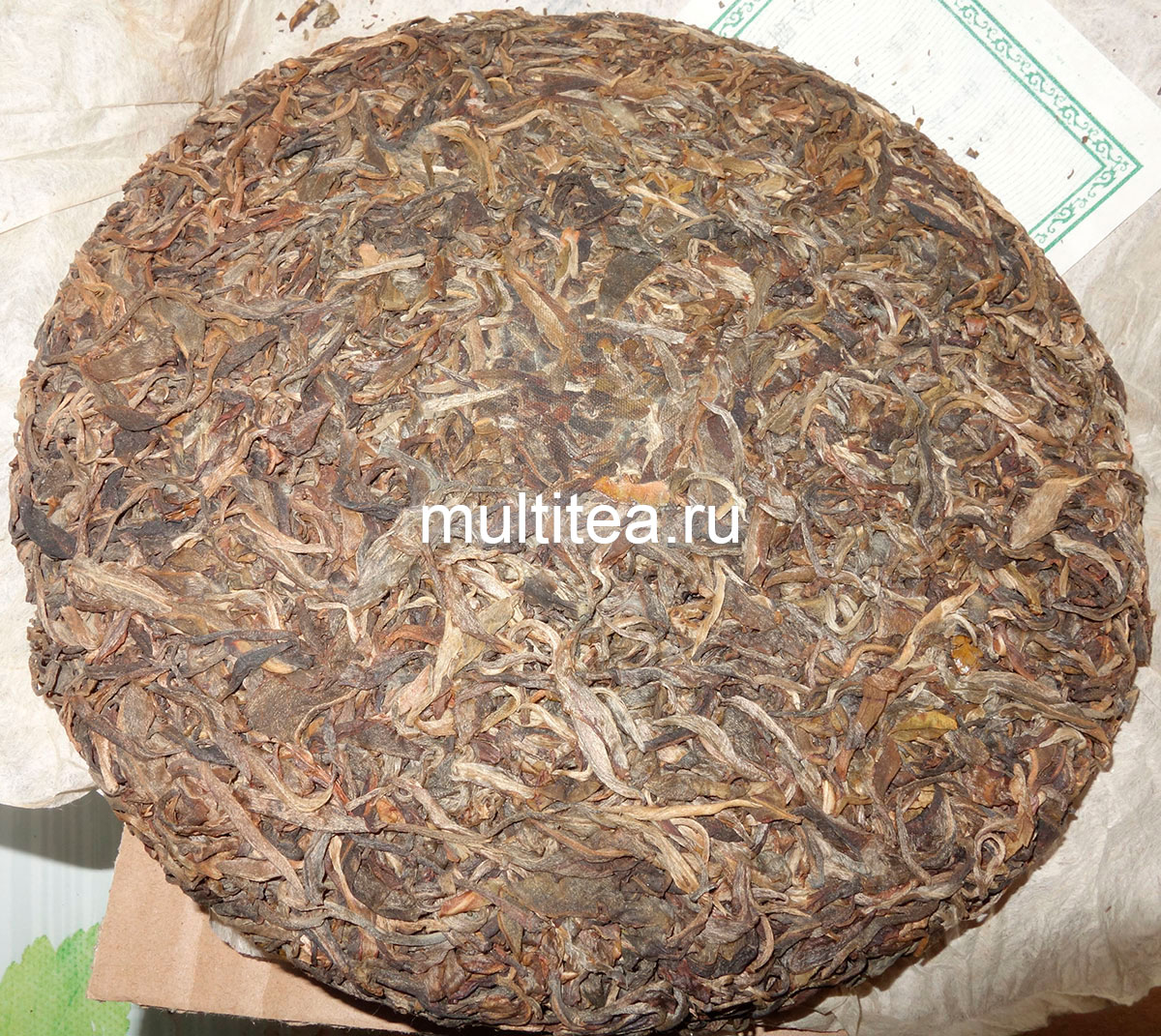 блин 357 грамм 2011 года шен пуэра Early Spring in ZheDong из Si Mao