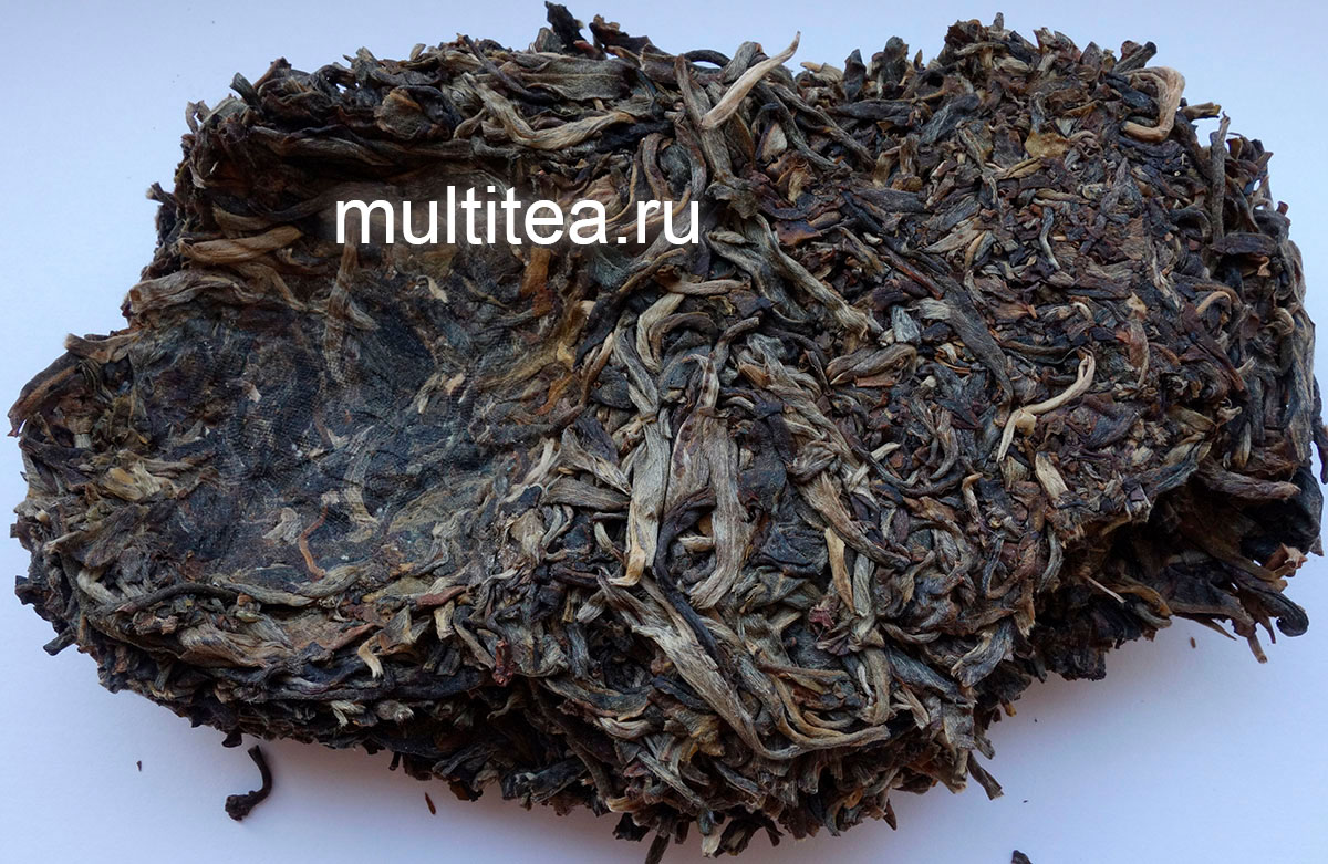 хороший цвет и форма листья разной степени ферментации в составе шена Early Spring in ZheDong из Si Mao