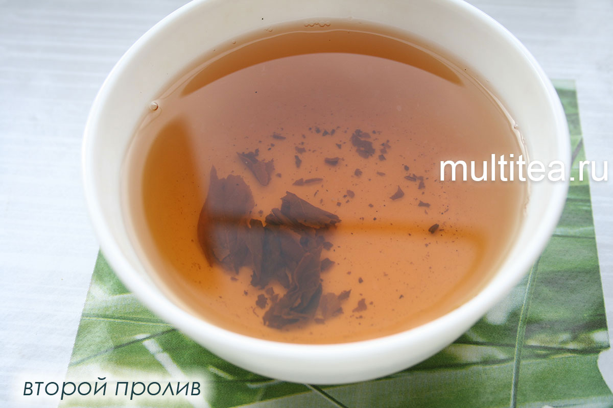 второй пролив шен пуэра XiaGuan 2012 в коричневой круглой коробке