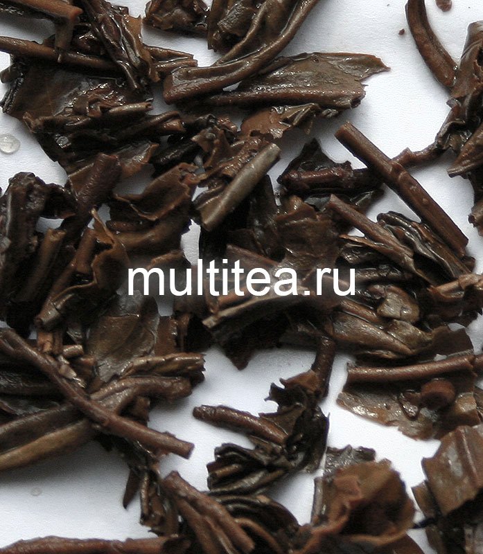шен пуэр xiaguan silver листья крупным планом