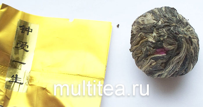связанный чай с клевером