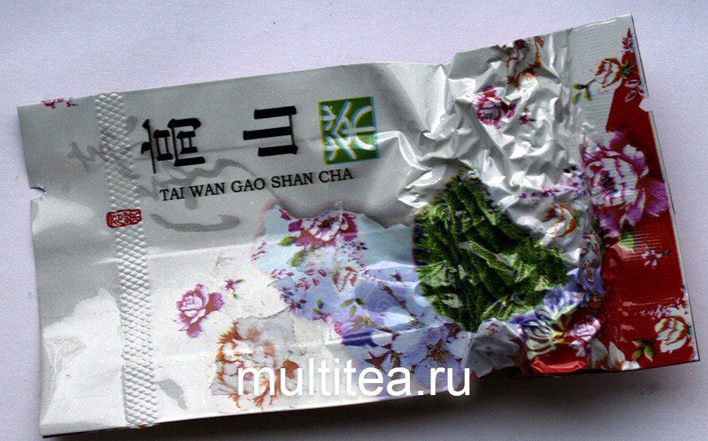 пакетик пробника улуна taiwan gao shan