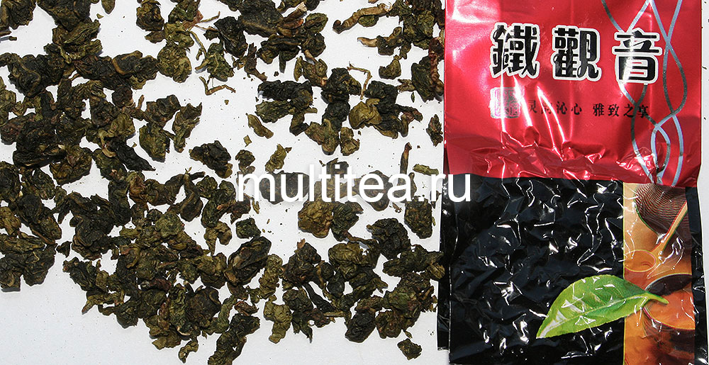 пробник китайского зеленого чая улун tieguanyin Maoxie