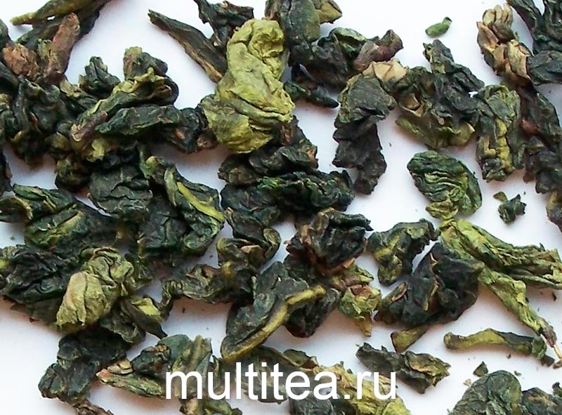 скученные листья улуна Те Гуань Инь