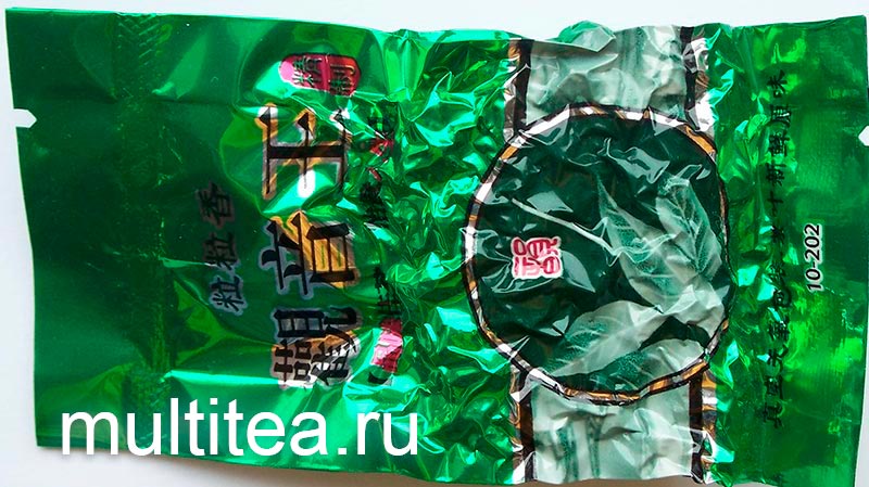 пакетик в который был упакован мой Tieguanyin вакуум