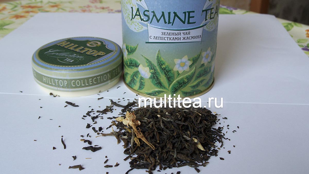 зеленый чай с ароматом жасмина от Hilltop